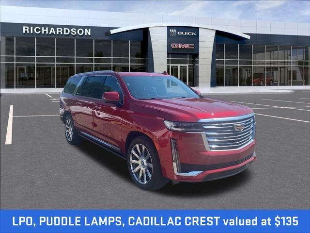 used 2021 Cadillac Escalade ESV car, priced at $72,575
