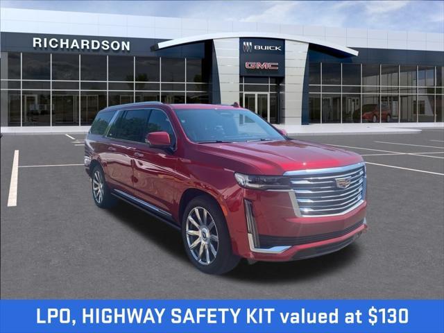 used 2021 Cadillac Escalade ESV car, priced at $72,575