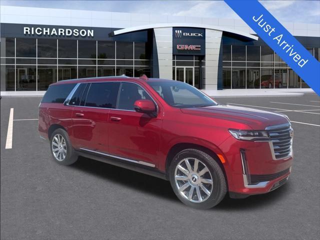 used 2021 Cadillac Escalade ESV car, priced at $72,575