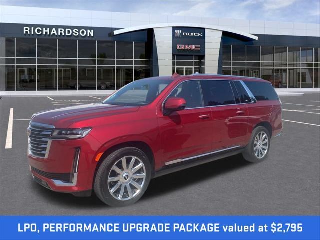 used 2021 Cadillac Escalade ESV car, priced at $72,575