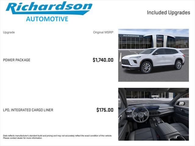 new 2025 Buick Enclave car, priced at $44,600