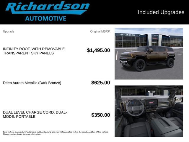 new 2025 GMC HUMMER EV SUV car, priced at $101,315