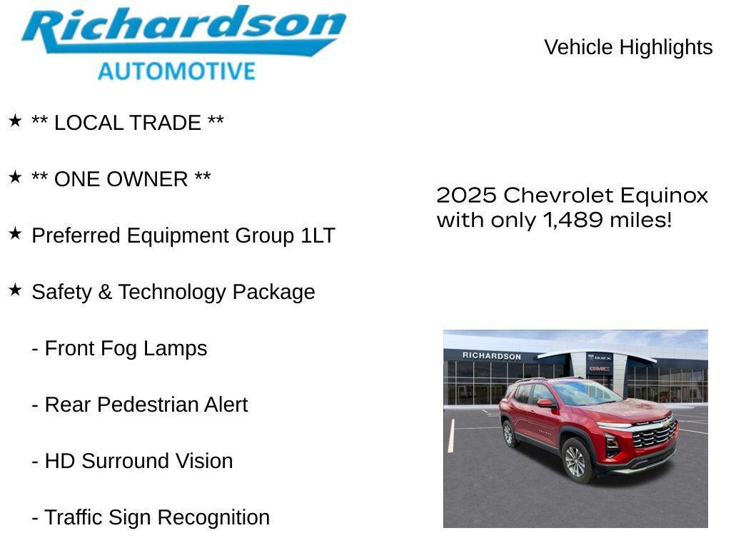 used 2025 Chevrolet Equinox car, priced at $29,974