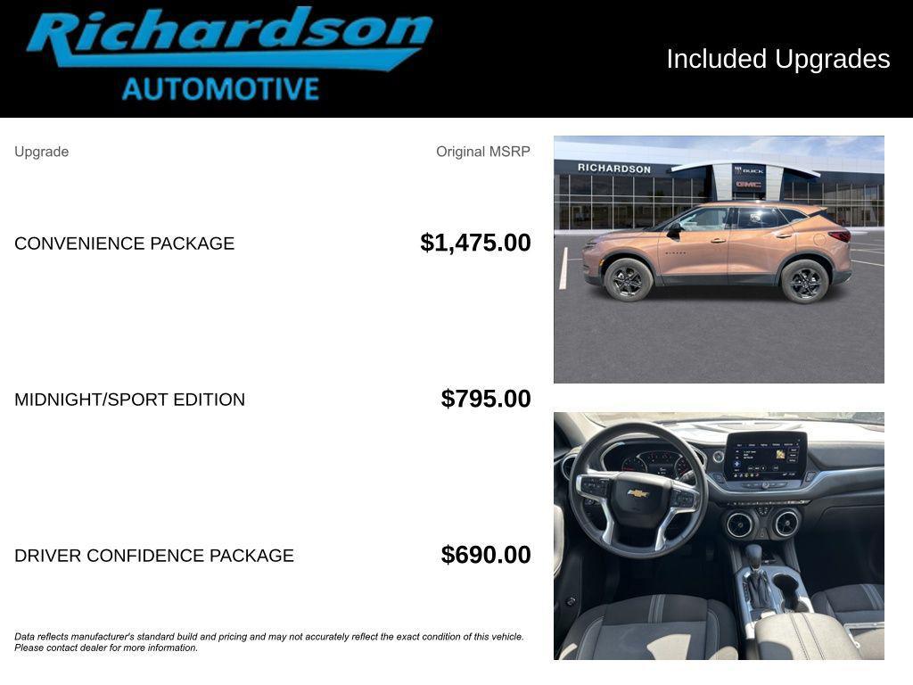 used 2023 Chevrolet Blazer car, priced at $25,581
