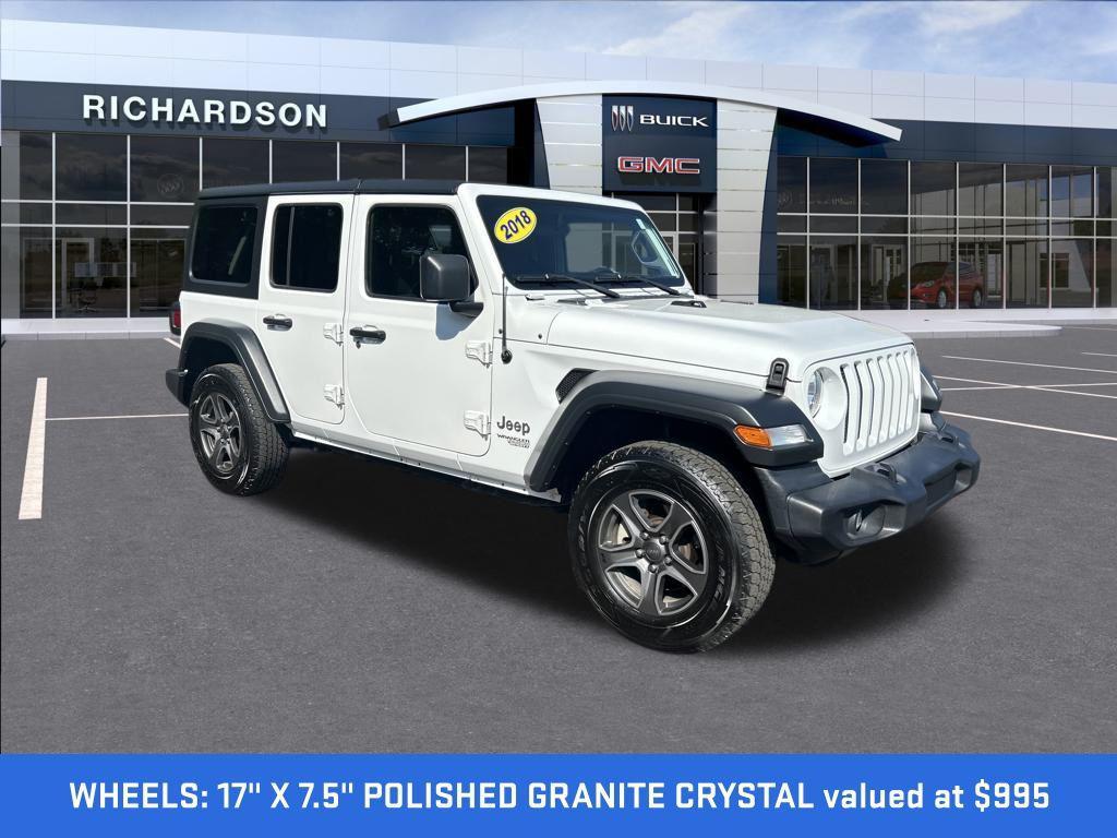 used 2018 Jeep Wrangler Unlimited car, priced at $20,251