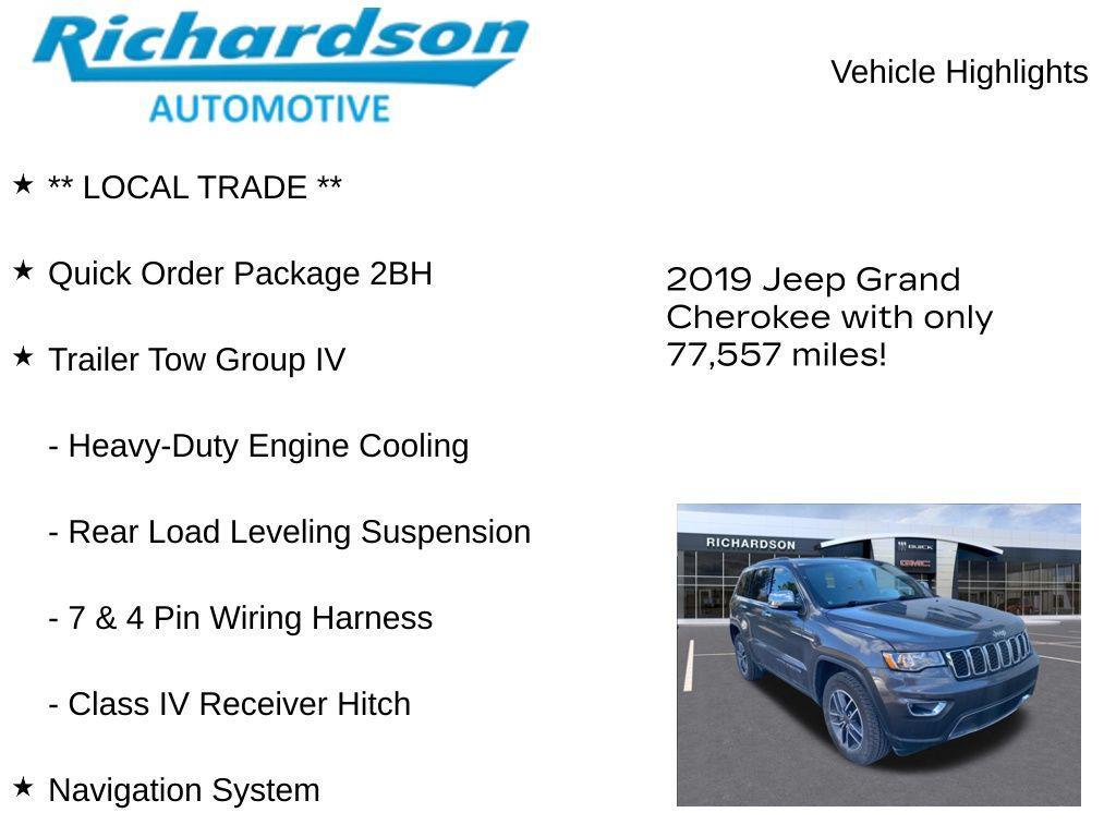 used 2019 Jeep Grand Cherokee car, priced at $20,118