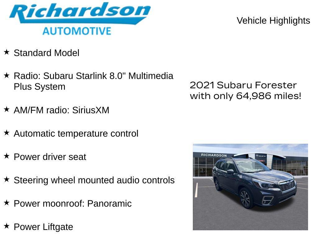 used 2021 Subaru Forester car, priced at $22,992