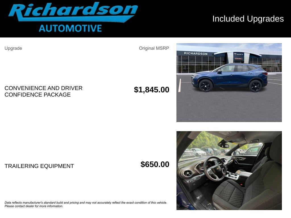 used 2022 Chevrolet Blazer car, priced at $21,135