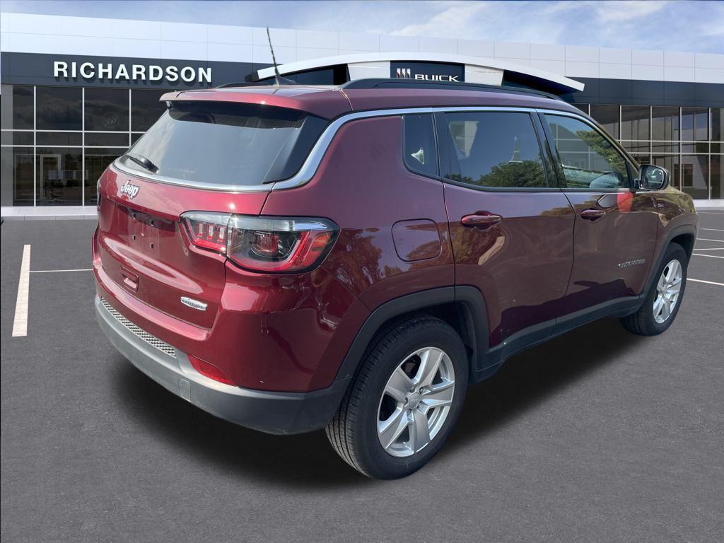 used 2022 Jeep Compass car, priced at $22,642