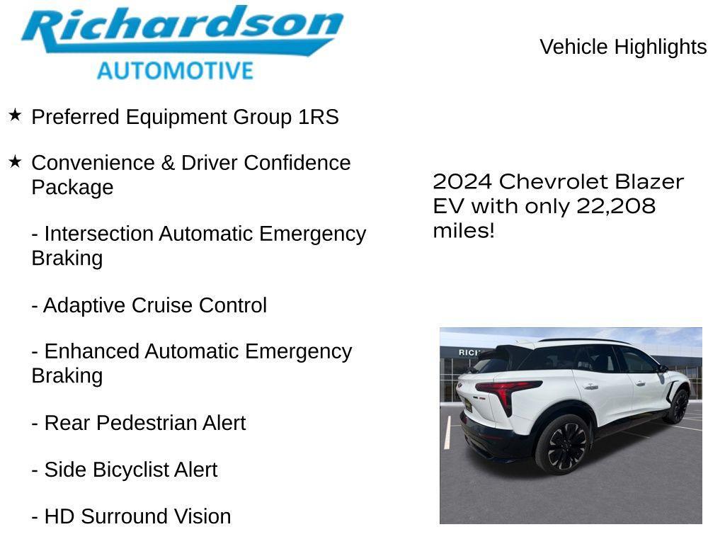 used 2024 Chevrolet Blazer EV car, priced at $31,840