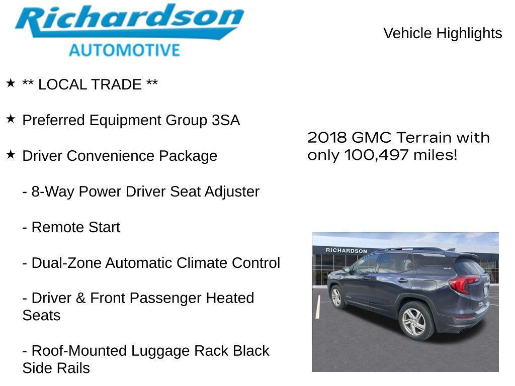 used 2018 GMC Terrain car, priced at $14,353