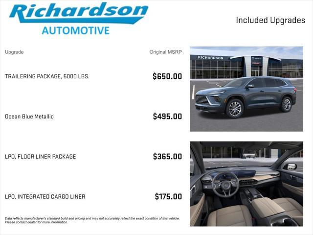new 2025 Buick Enclave car, priced at $44,338