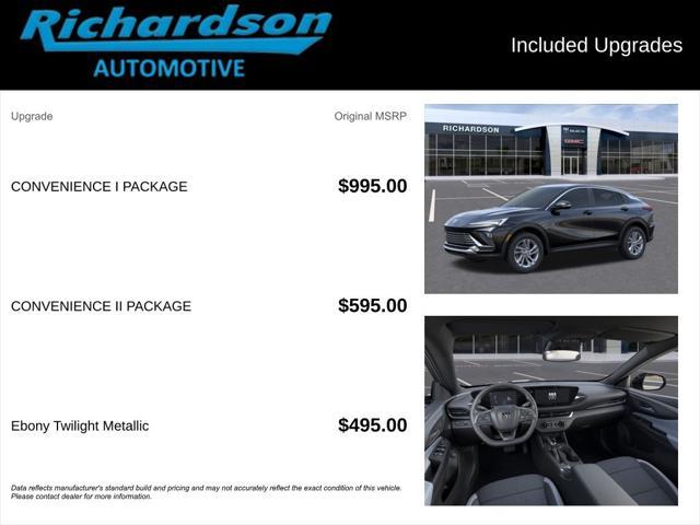 new 2025 Buick Envista car, priced at $25,149