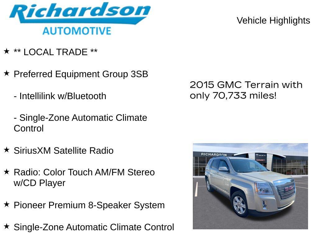 used 2015 GMC Terrain car, priced at $10,563