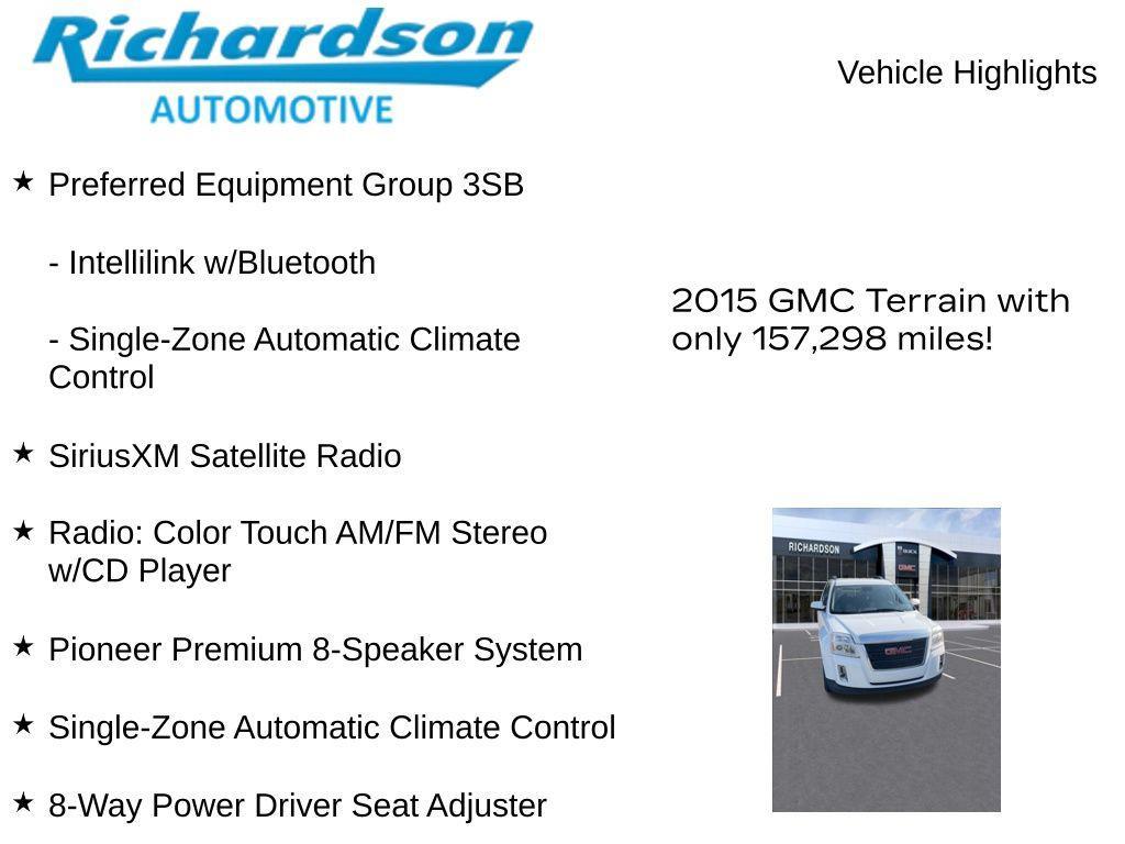used 2015 GMC Terrain car, priced at $6,037