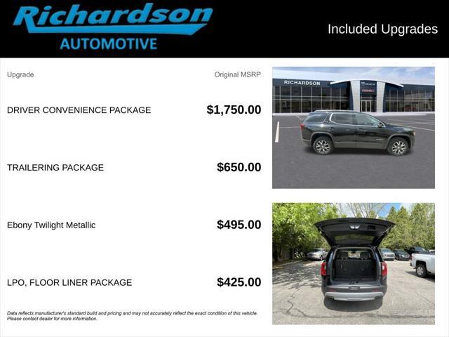 used 2023 GMC Acadia car, priced at $32,714