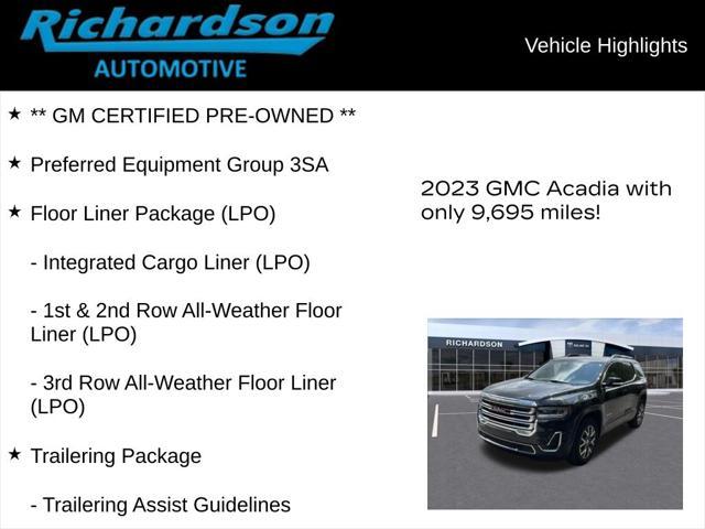 used 2023 GMC Acadia car, priced at $32,714