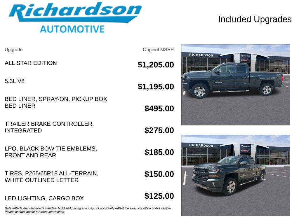 used 2017 Chevrolet Silverado 1500 car, priced at $22,115