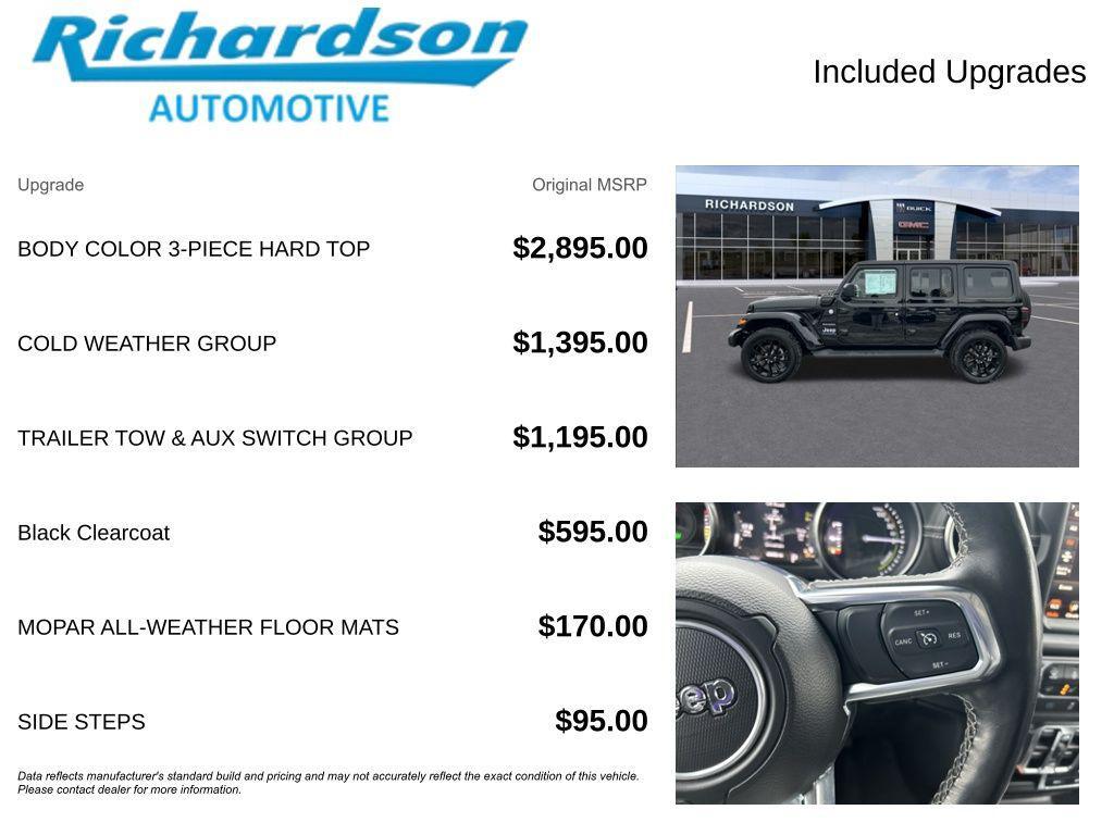 used 2023 Jeep Wrangler 4xe car, priced at $29,258