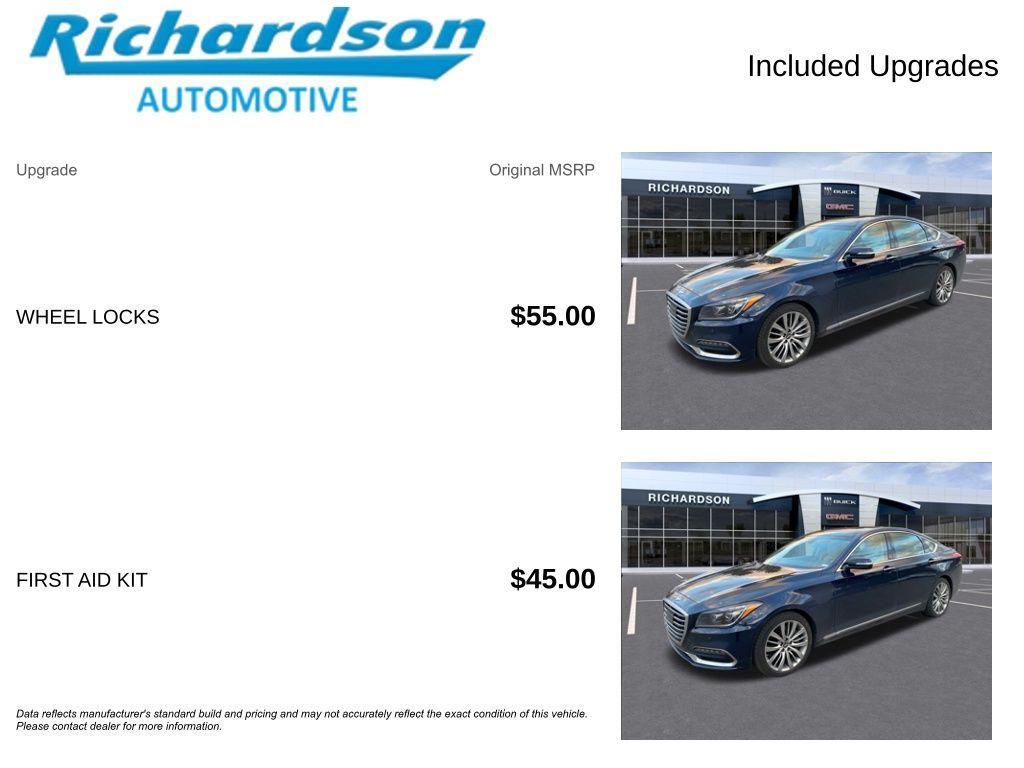 used 2018 Genesis G80 car, priced at $26,152