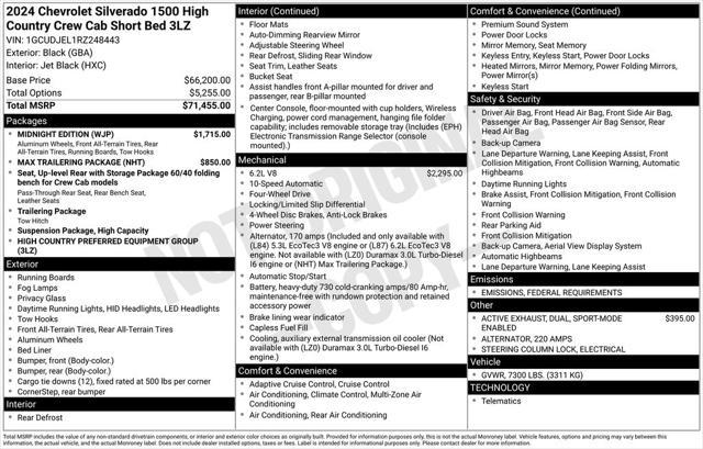 used 2024 Chevrolet Silverado 1500 car, priced at $61,059