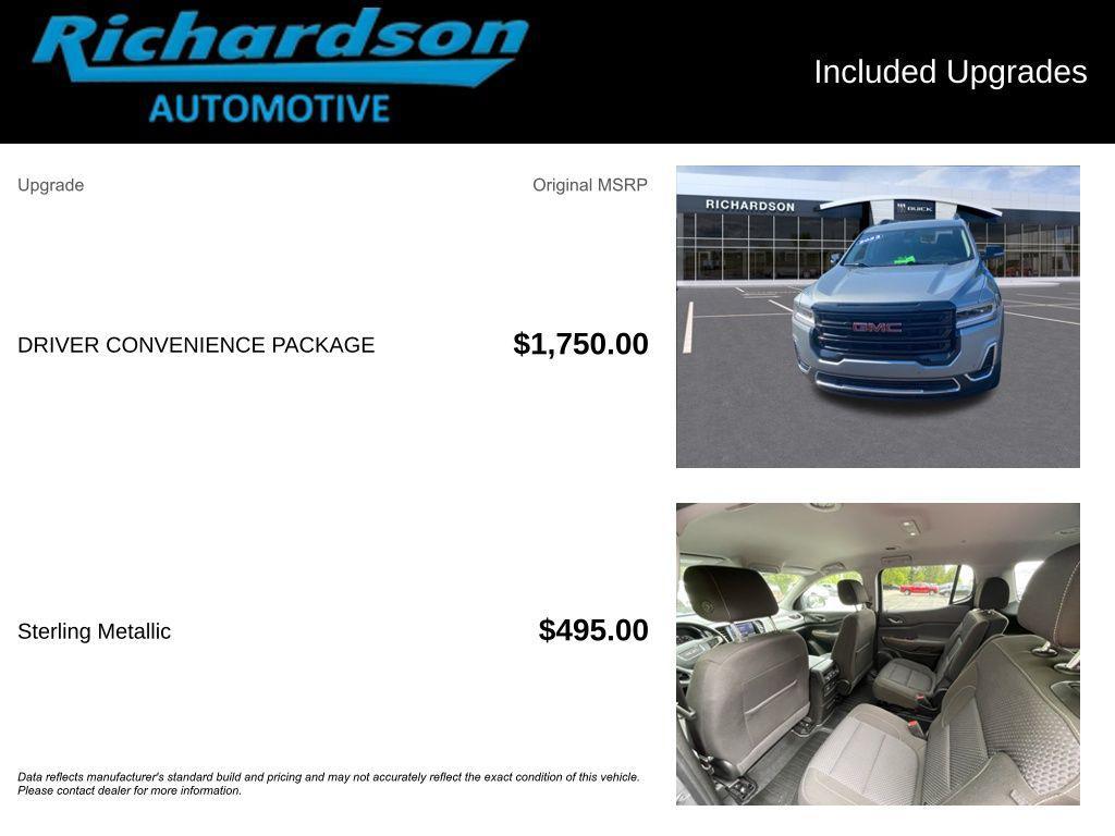 used 2023 GMC Acadia car, priced at $27,347