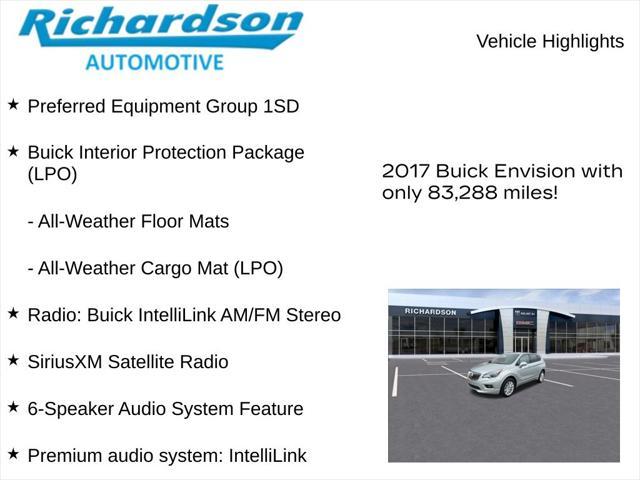 used 2017 Buick Envision car, priced at $14,987