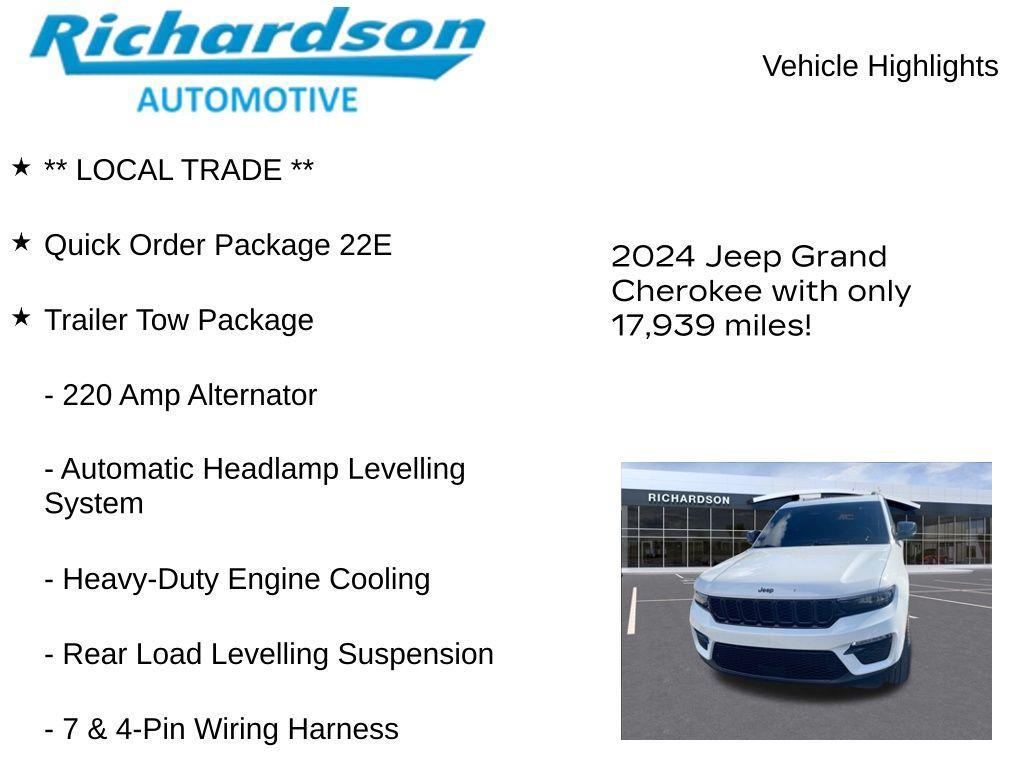 used 2024 Jeep Grand Cherokee car, priced at $36,865