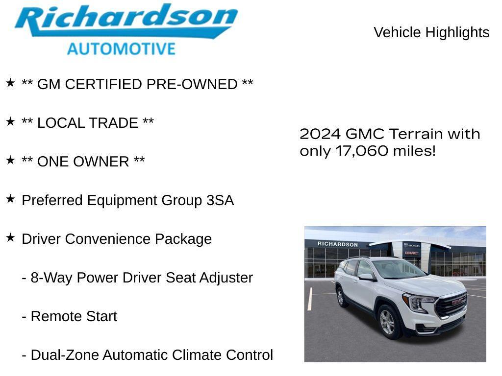 used 2024 GMC Terrain car, priced at $23,981