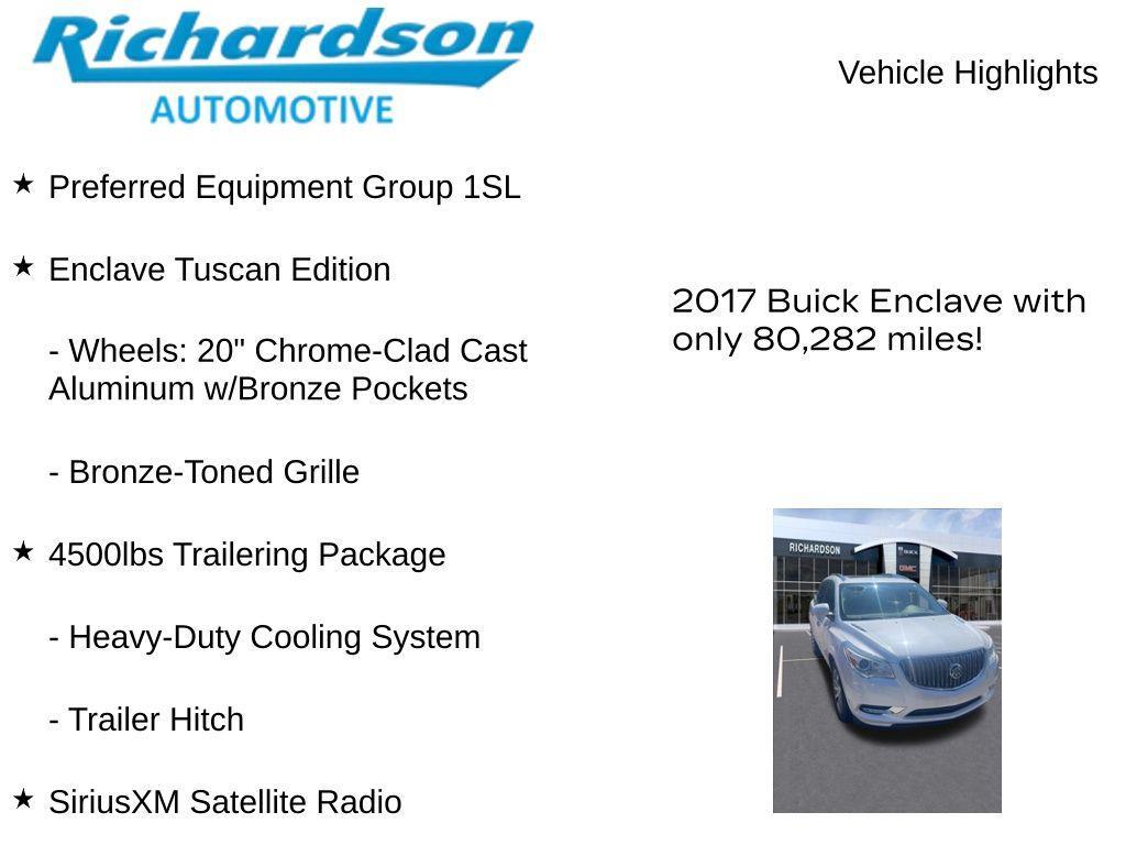 used 2017 Buick Enclave car, priced at $15,988