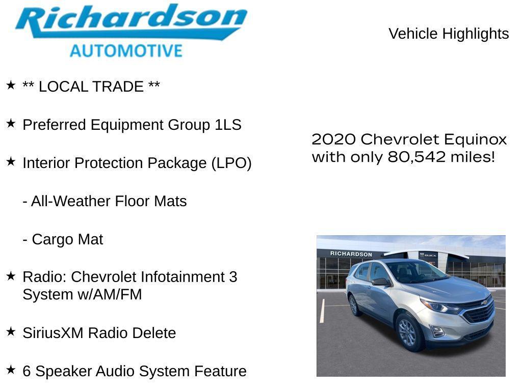 used 2020 Chevrolet Equinox car, priced at $14,961