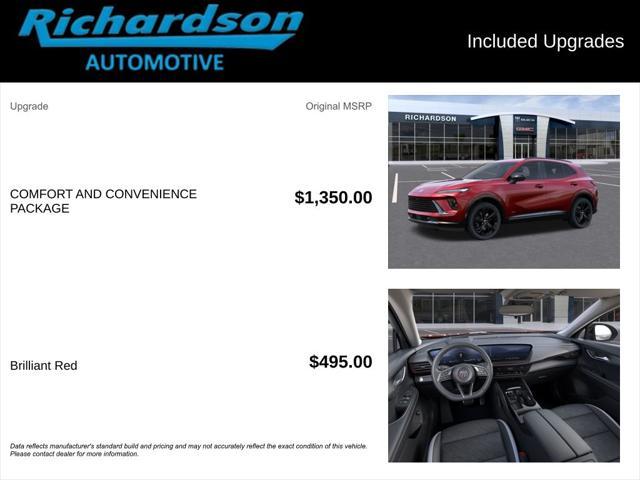 new 2025 Buick Envision car, priced at $39,044