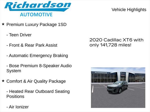 used 2020 Cadillac XT6 car, priced at $21,277