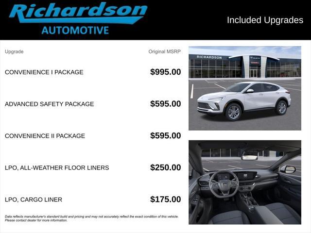 new 2025 Buick Envista car, priced at $25,608