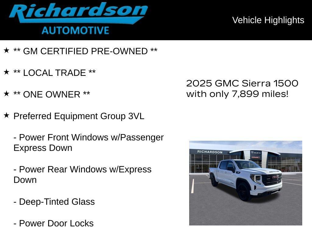 used 2025 GMC Sierra 1500 car, priced at $45,547