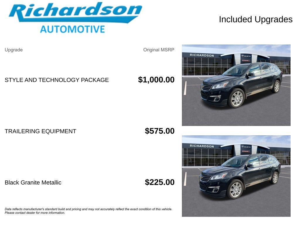 used 2015 Chevrolet Traverse car, priced at $5,982
