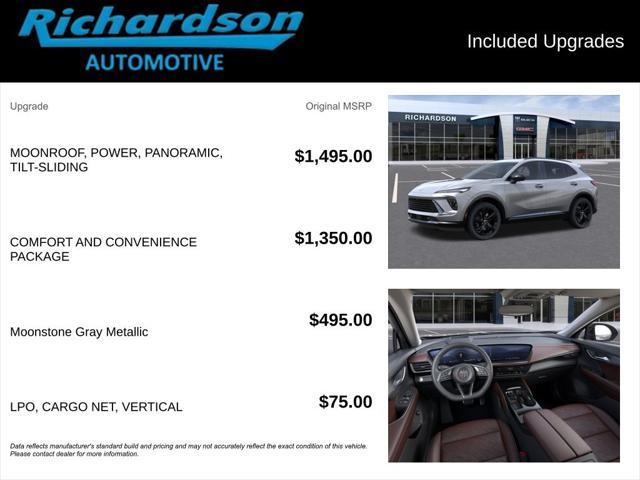new 2025 Buick Envision car, priced at $40,396