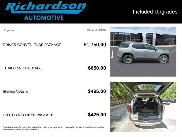 used 2023 GMC Acadia car, priced at $31,661