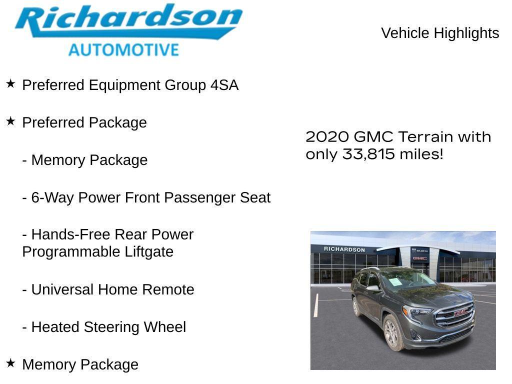 used 2020 GMC Terrain car, priced at $22,281