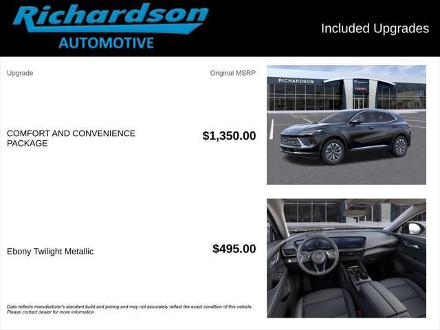 new 2025 Buick Envision car, priced at $36,754