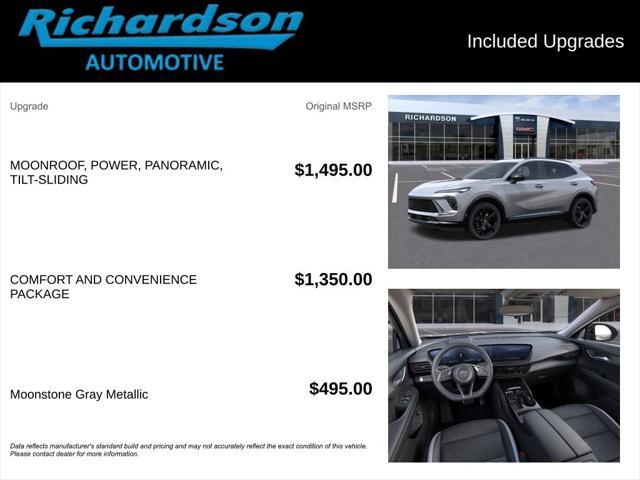 new 2025 Buick Envision car, priced at $40,331