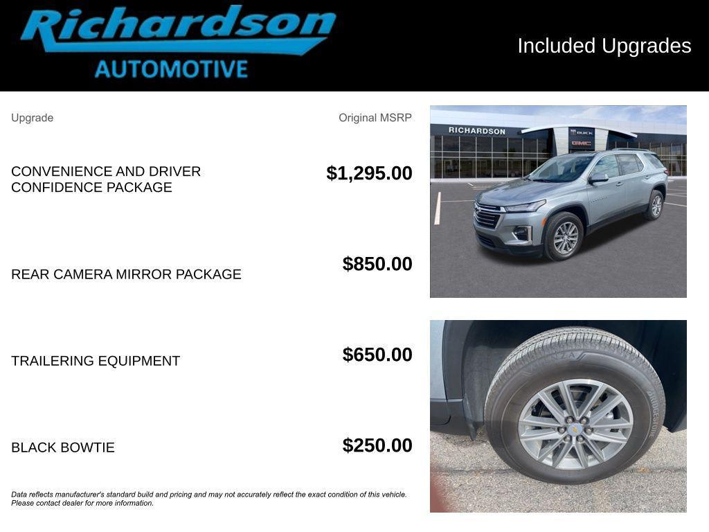 used 2023 Chevrolet Traverse car, priced at $31,936