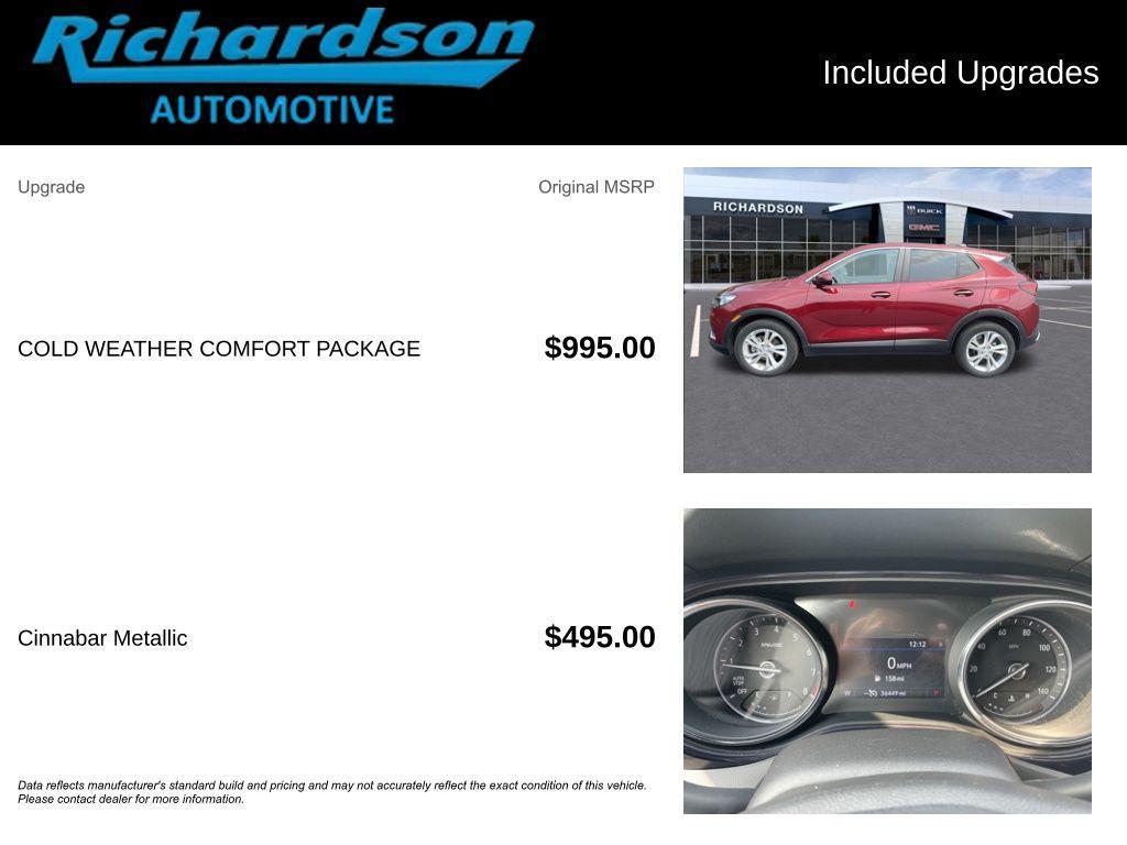 used 2023 Buick Encore GX car, priced at $19,428
