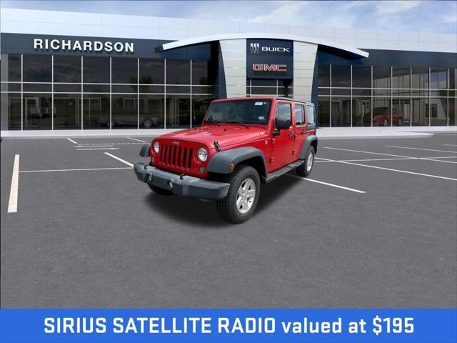 used 2015 Jeep Wrangler Unlimited car, priced at $15,453