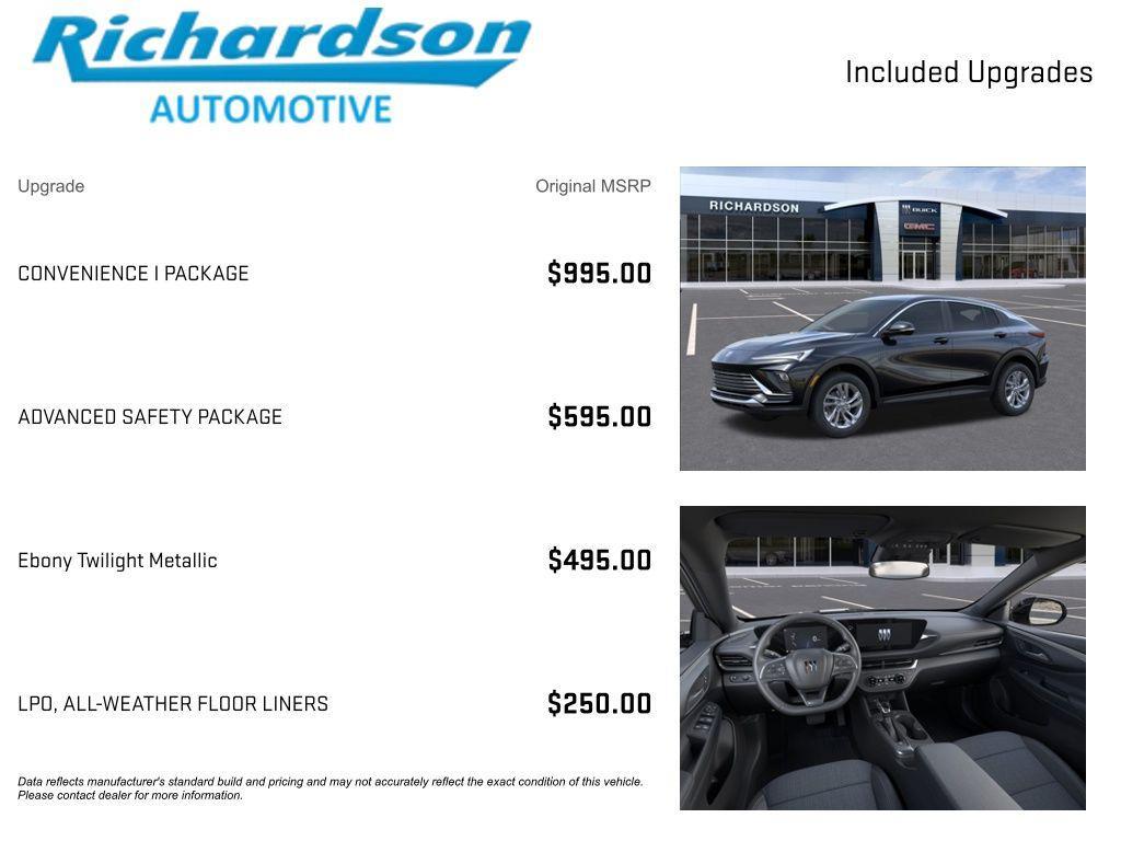 new 2025 Buick Envista car, priced at $25,780
