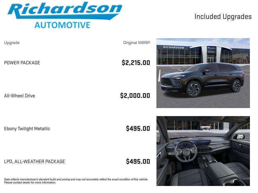 new 2026 Buick Enclave car, priced at $52,279