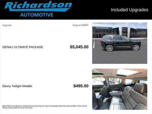 used 2022 GMC Acadia car, priced at $33,755