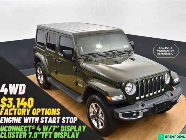 used 2021 Jeep Wrangler Unlimited car, priced at $24,999