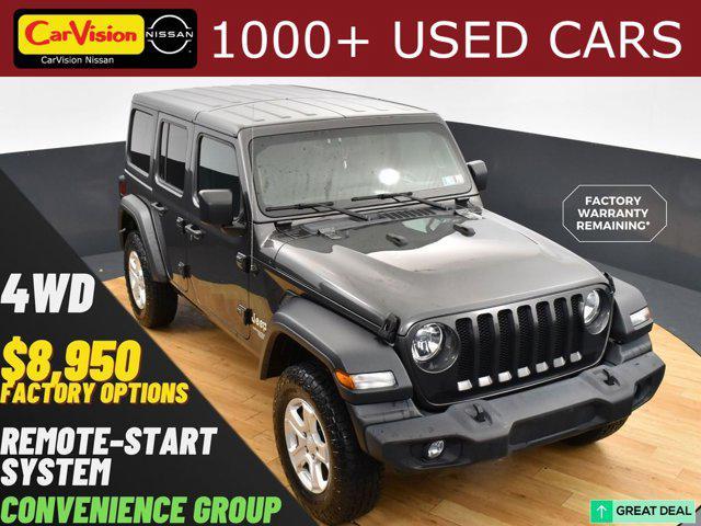 used 2021 Jeep Wrangler Unlimited car, priced at $31,499