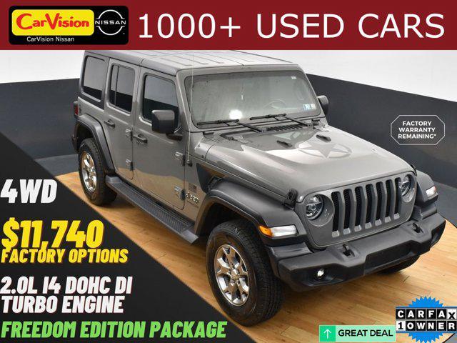 used 2020 Jeep Wrangler Unlimited car, priced at $26,999